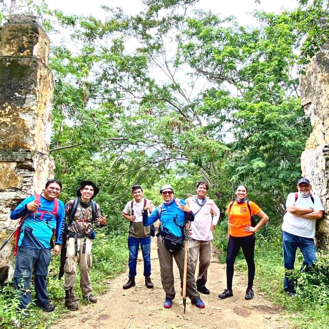 senderismo en yucatan en el camino del mayab