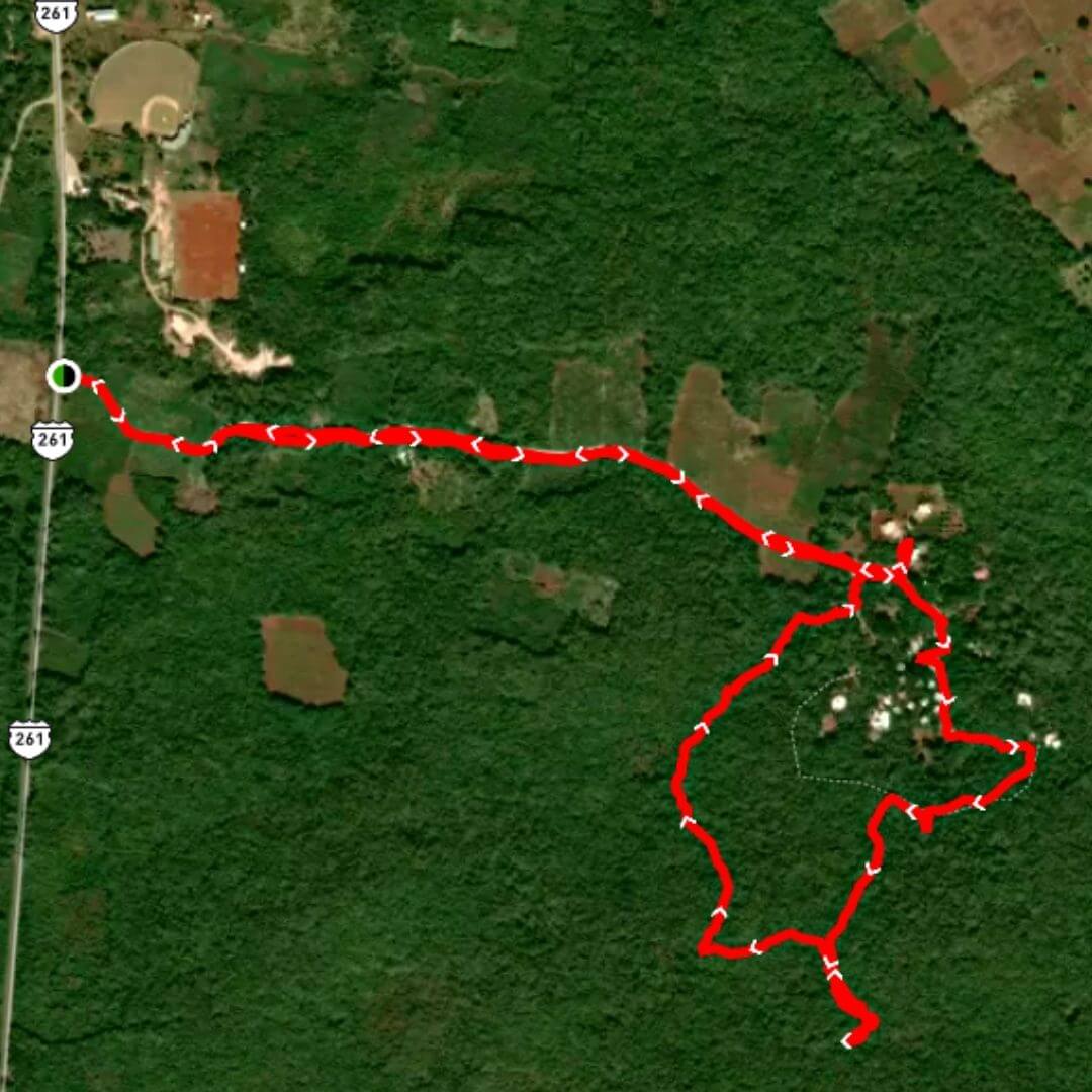 ruta del sendero nueva altia