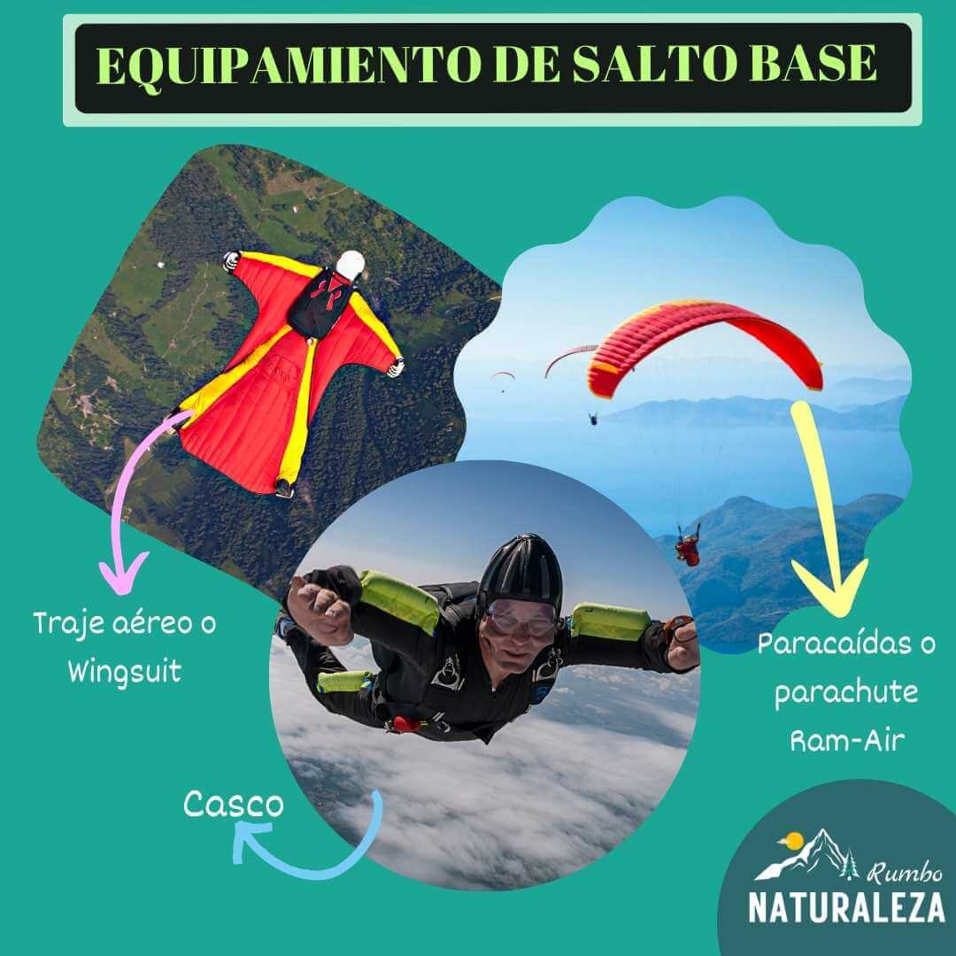 infogaria equipamiento del salto base