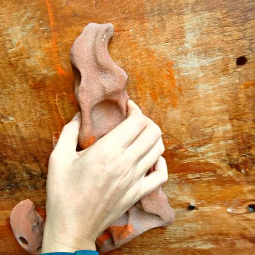 pinza de mano derecha