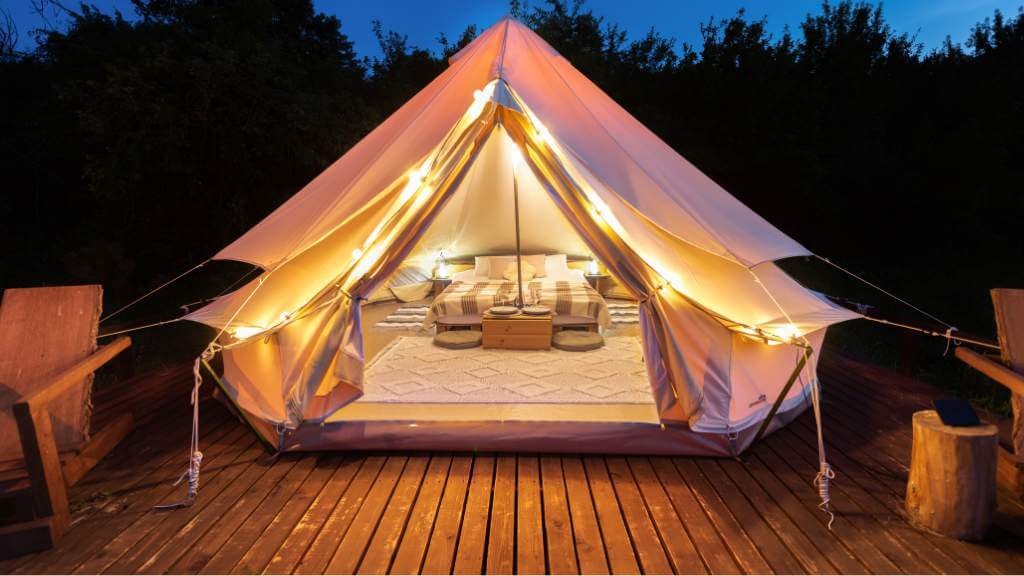 imagen de campamento tipo glamping