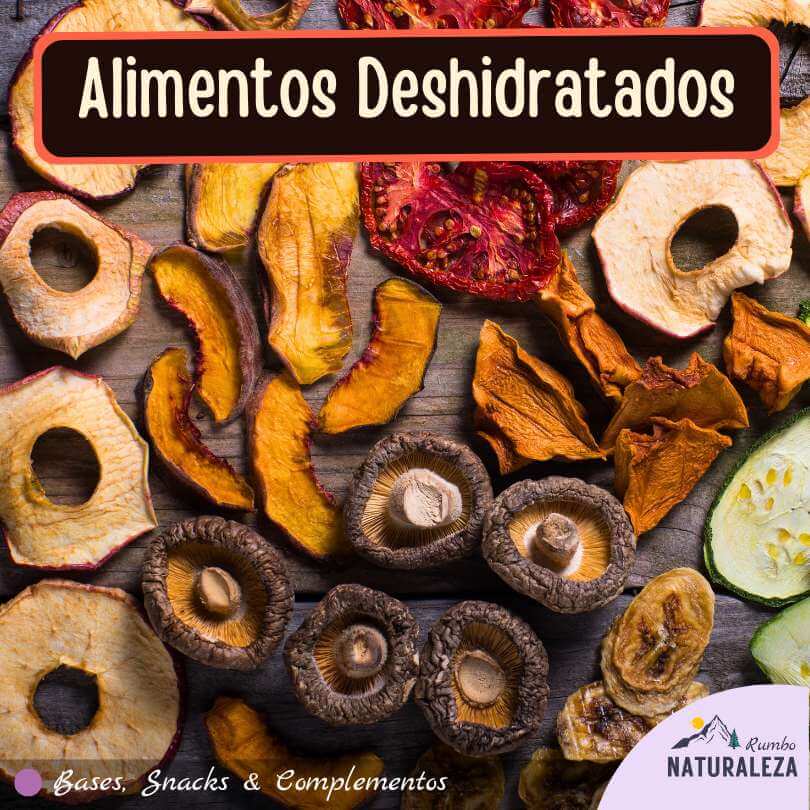 fruta deshidratada para acampar