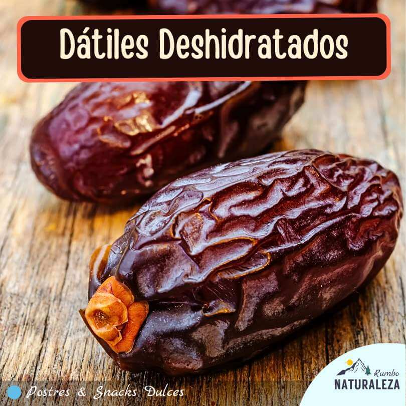 dátiles deshidratados como snack de camping